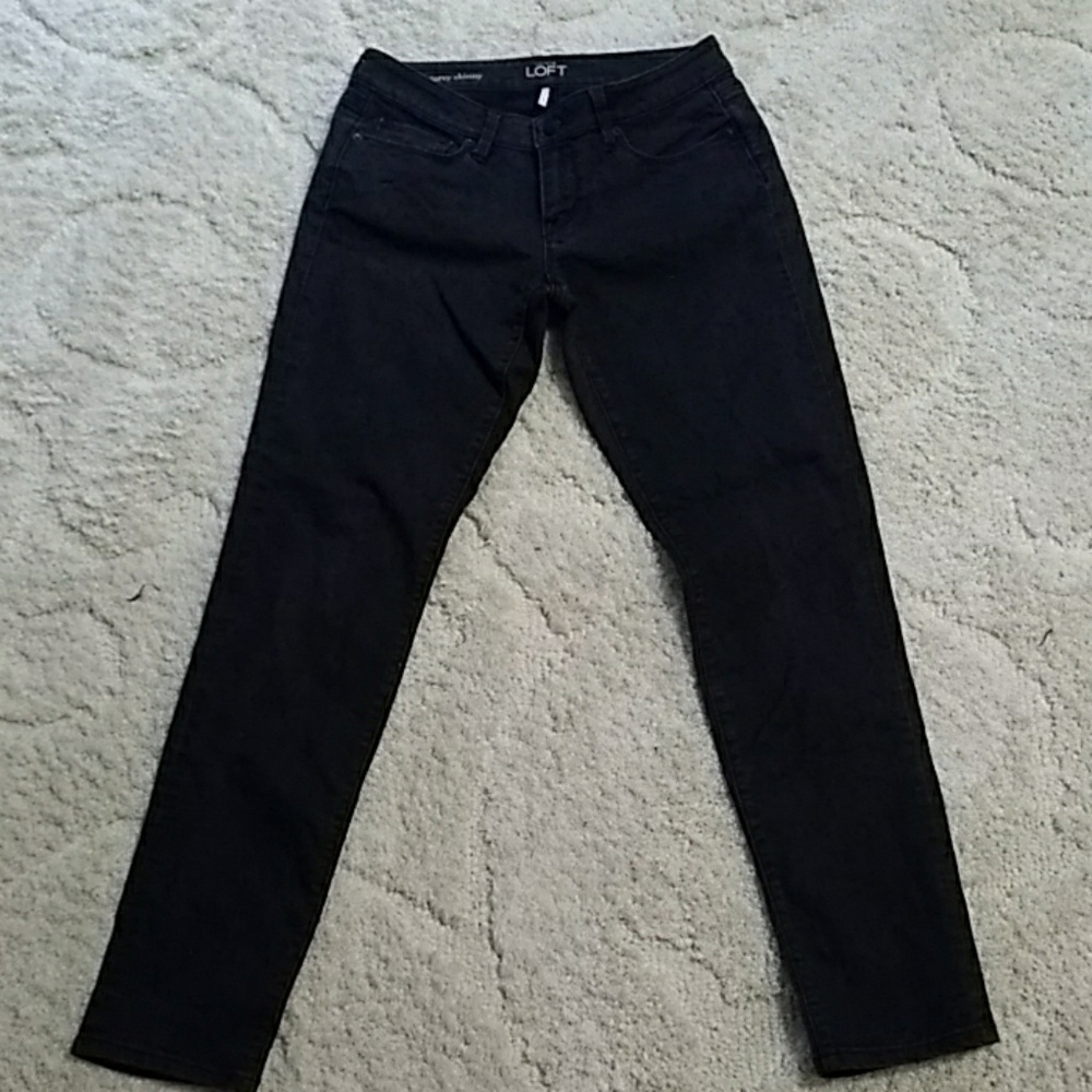 LOFT 27/4 curvy skinny jeans